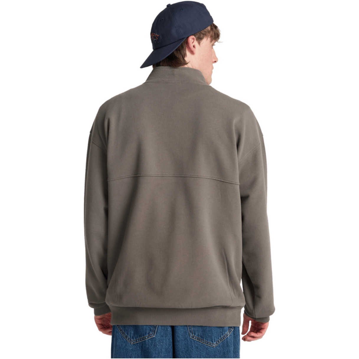 2026 Billabong Mens Core Lord Half Zip Sweatshirt EBYFT00164 - Pewter